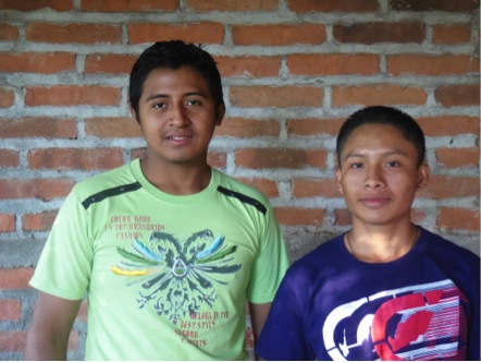 Julio Ramírez and Isaías López, two new TLAU scholarship recipients for 2014, will start two-year trade programs this year thanks to the generosity of TLAU donors.
